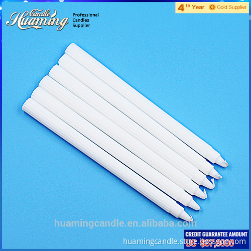 the most popular hotsale wholesale white flute candle with high quality for home use